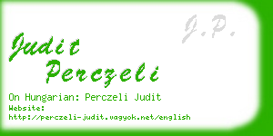 judit perczeli business card